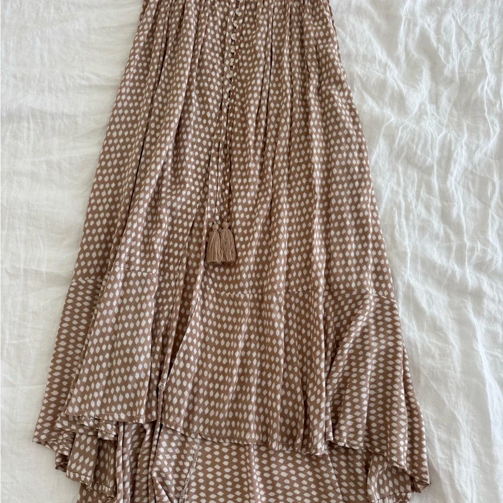 Tiare Hawaii Brown Dakota Skirt and Hollie Crop Top Set - Picture 5 of 7
